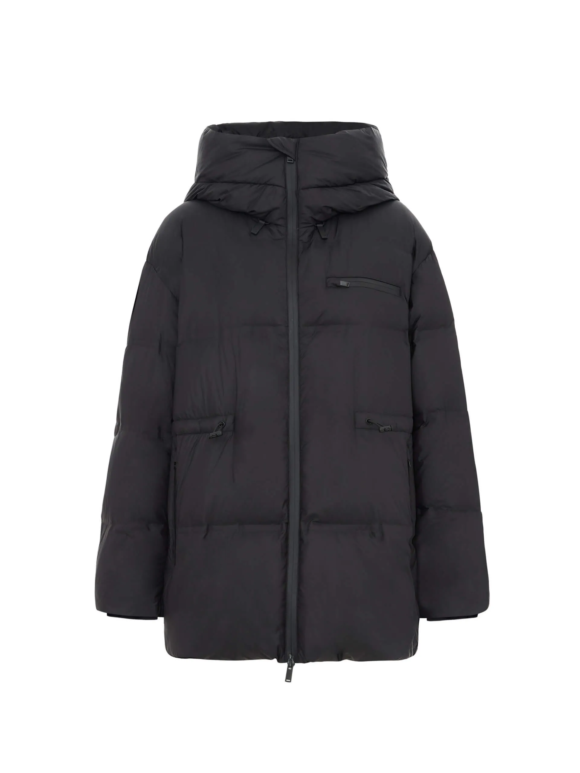 Adjustable Waist Puffer Coat