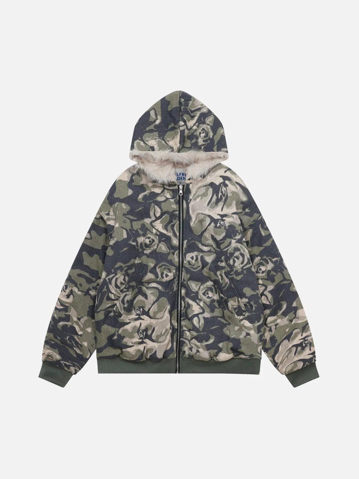 Aelfric Eden Camouflage Cropped Coat