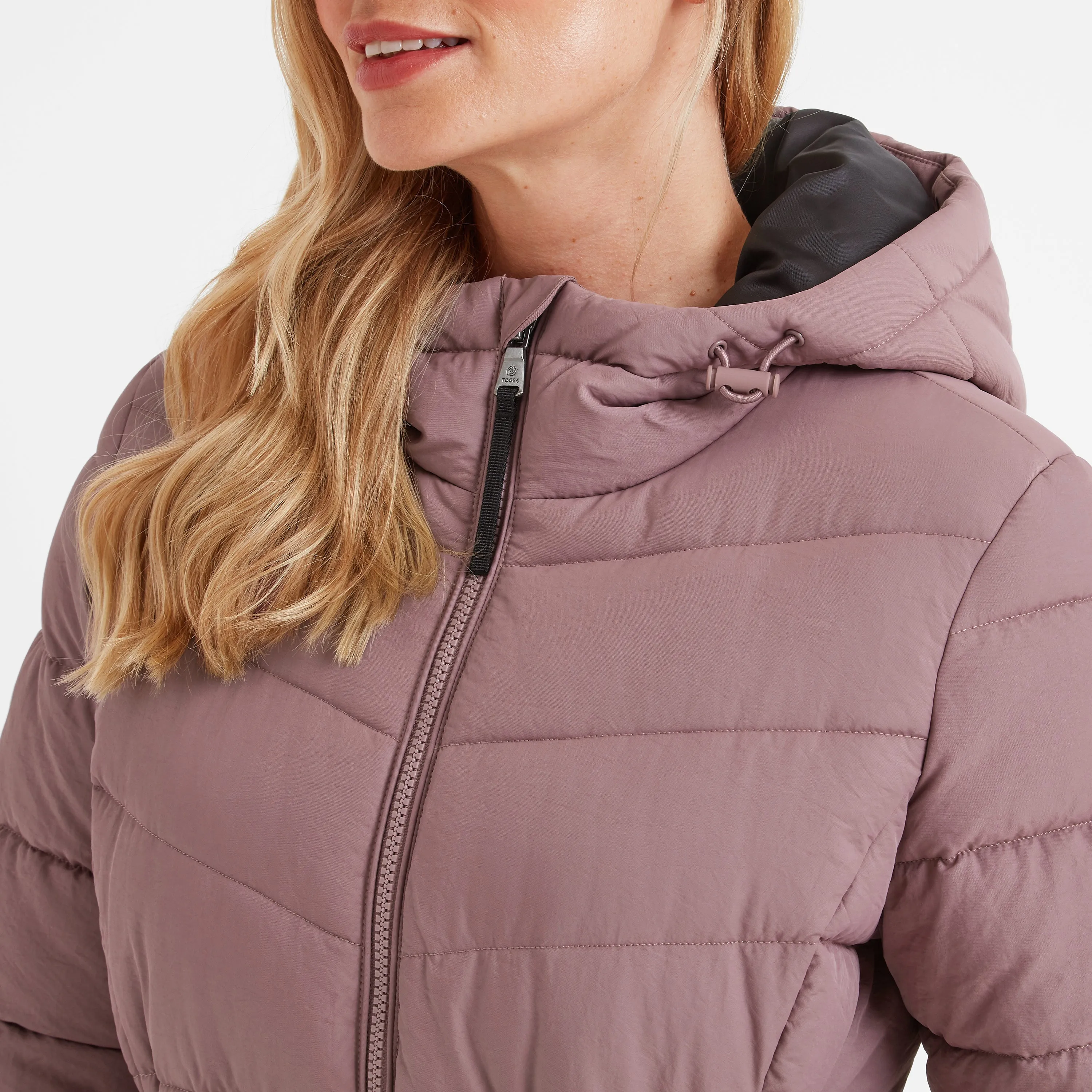 Anthorn Womens Padded Parka - Mauve