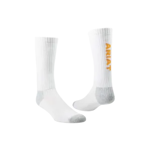 Ariat Men's Combed Ring Spun Cotton Mid-Calf Socks