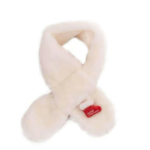 Baby Children Girls Cute Plush Fur Scarf Collar