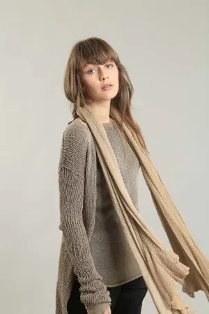 Big Air Bamboo & Soy Scarf - Send beige