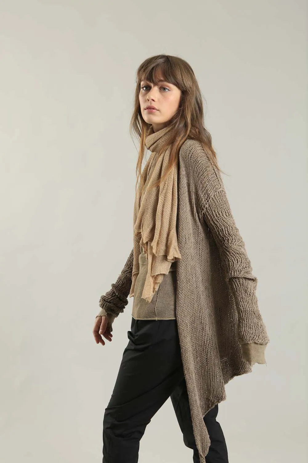 Big Air Bamboo & Soy Scarf - Send beige