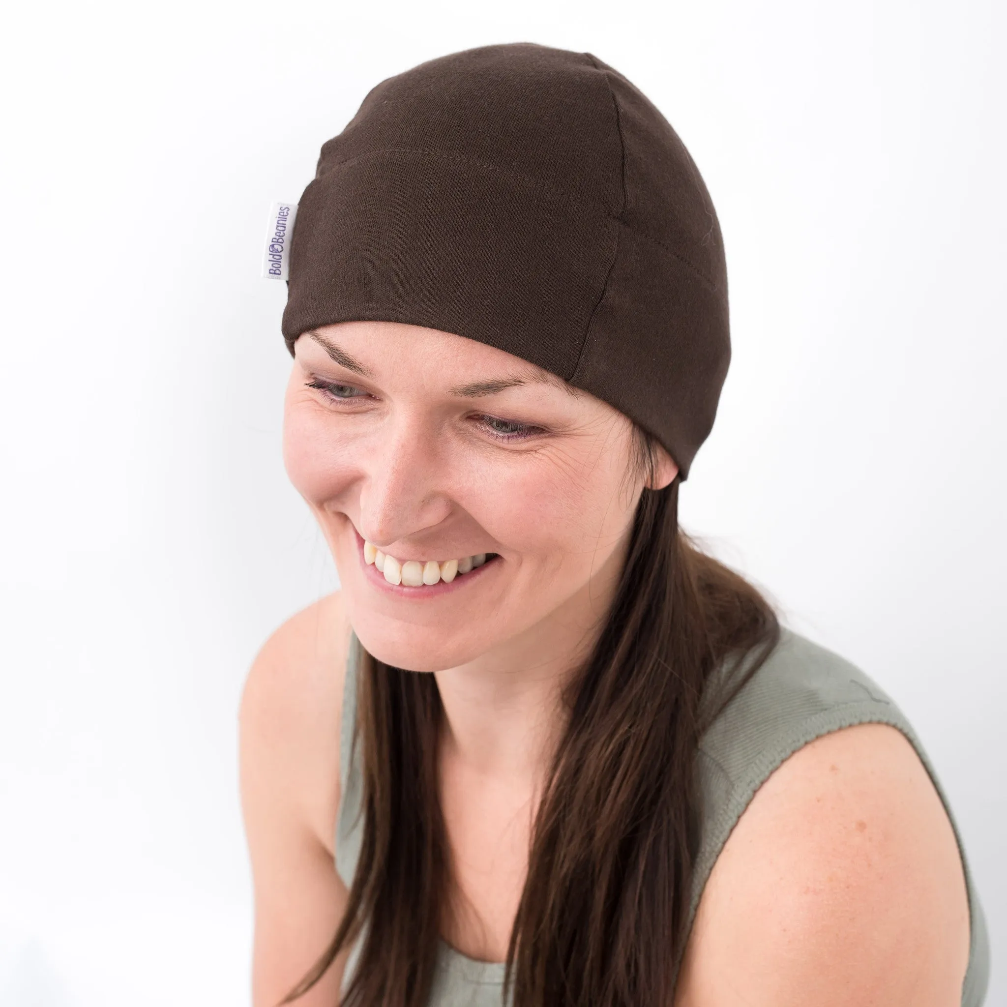 Brown Plain Bold Beanies Hat