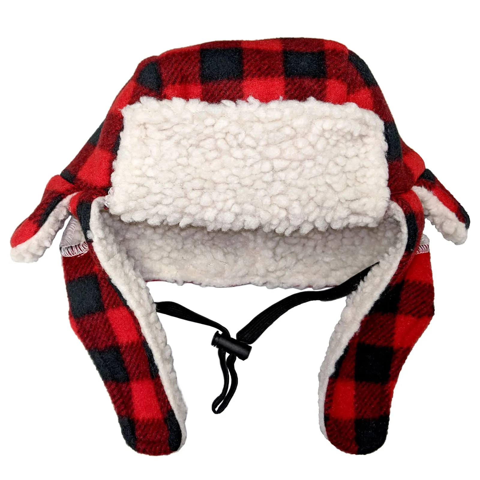 Buffalo Plaid Red Dog Hat