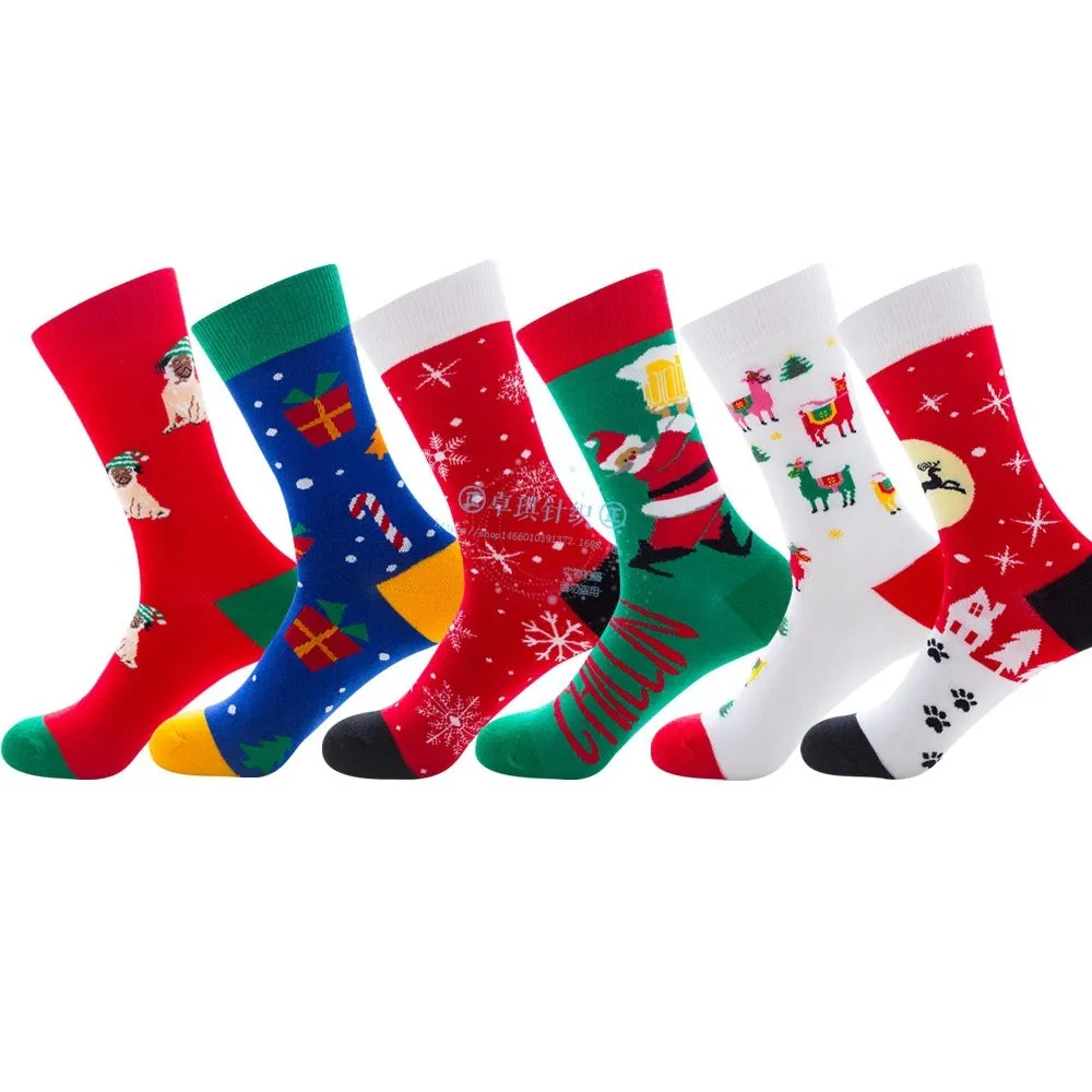 Christmas Socks Santa Claus Elk Socks Men