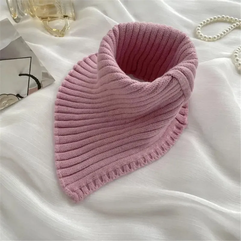 Cozy Knitted Neck Warmer Scarf