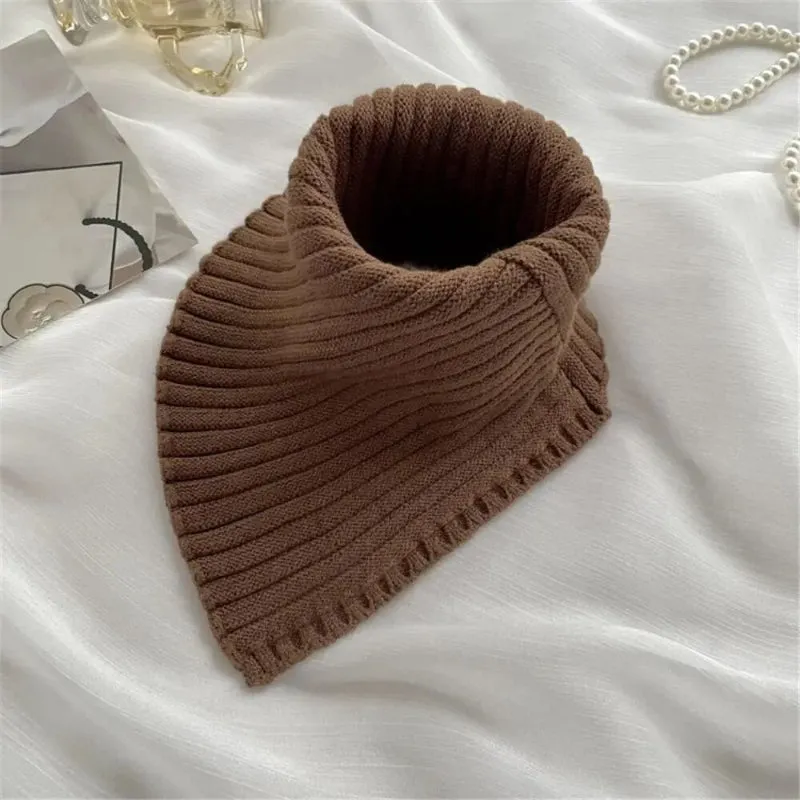 Cozy Knitted Neck Warmer Scarf