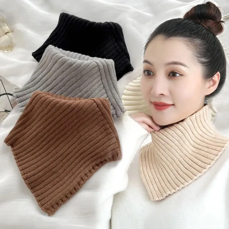 Cozy Knitted Neck Warmer Scarf