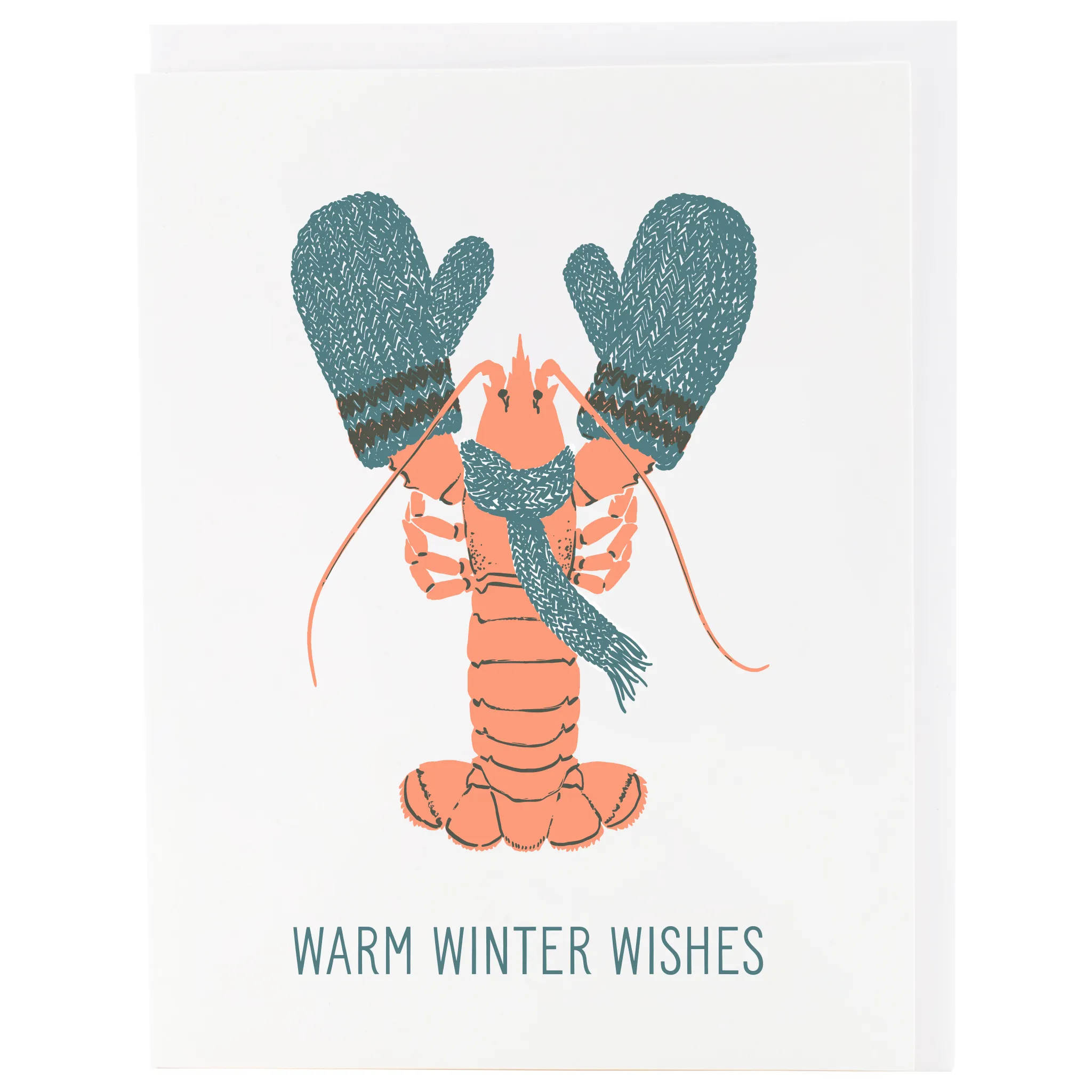 Cozy Lobster Holiday Card