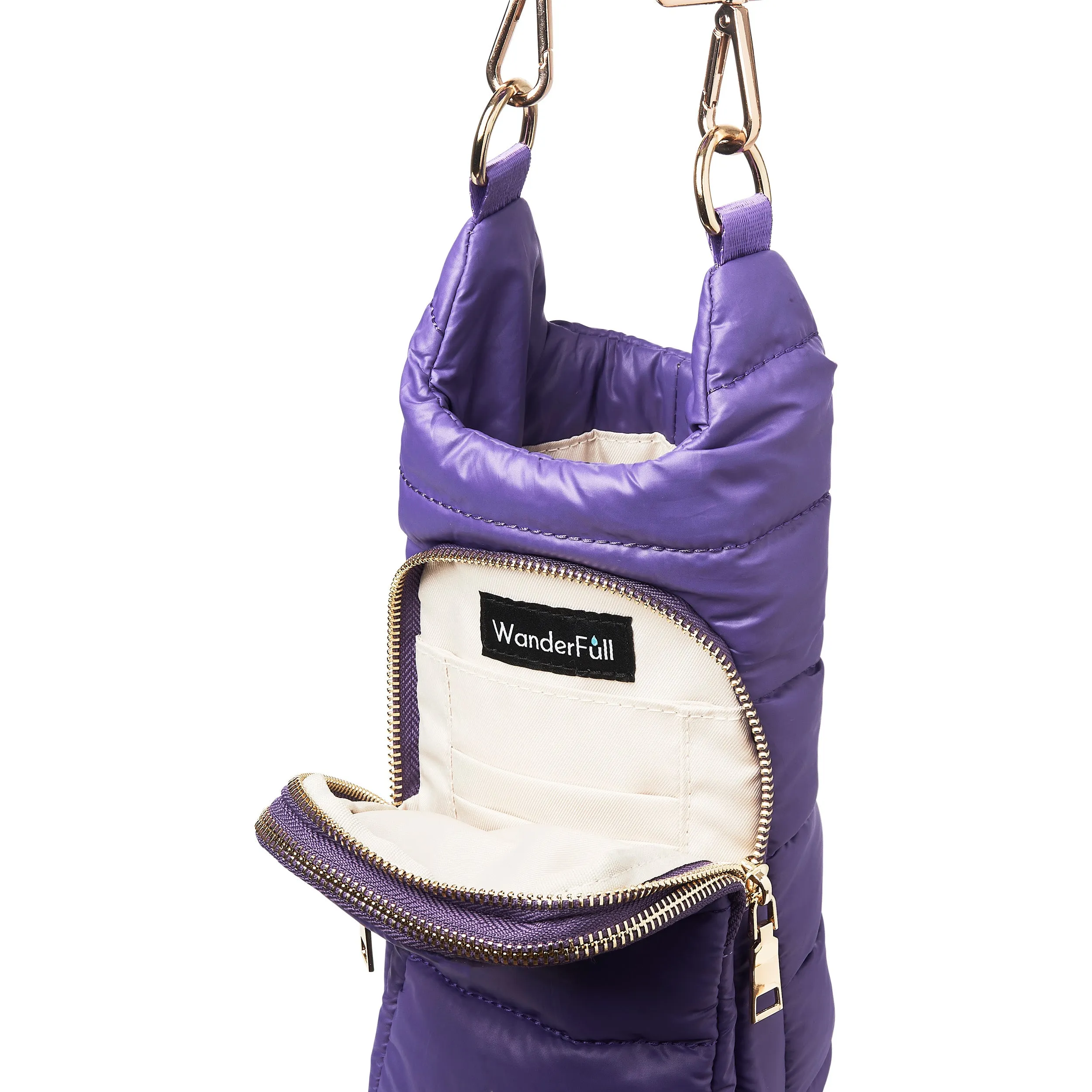 Deep Violet Matte HydroBag® with Matching Solid Strap