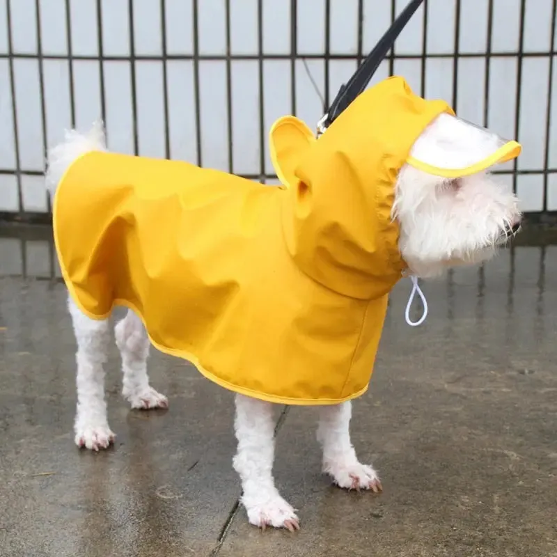 Dog Raincoat w/ Hood Type A - Dog & Cat Apparel