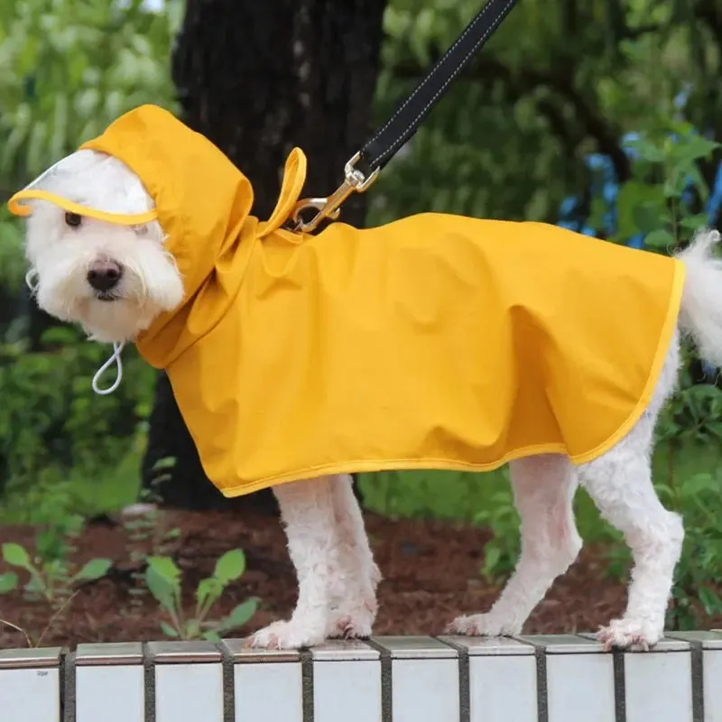 Dog Raincoat w/ Hood Type A - Dog & Cat Apparel