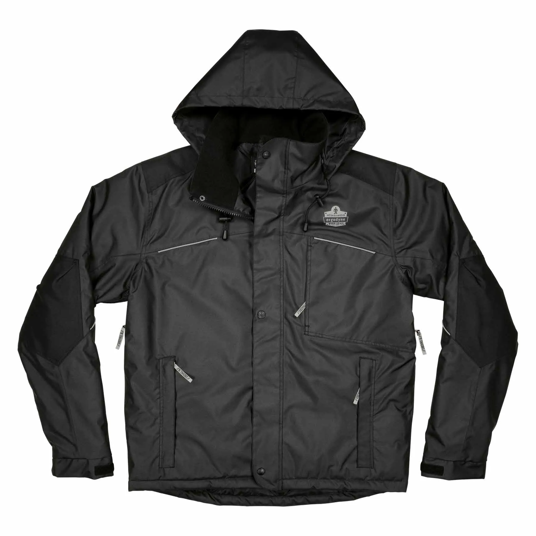 Ergodyne 41126 6467 2XL Black Winter Work Jacket - 300D Polyester Shell