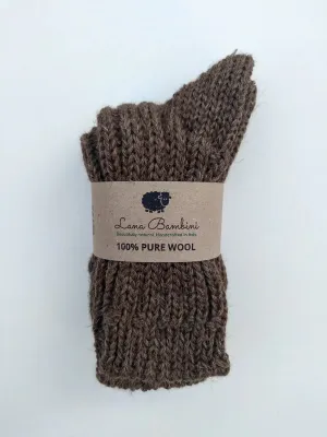 FABIO ~ Children's Socks. Natural wool. Undyed.