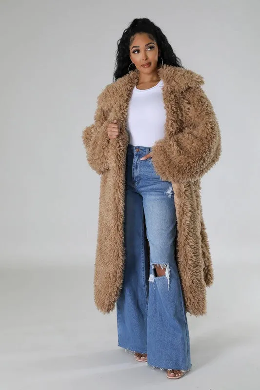 Fuzzy Fur Winter Heavy Jacket