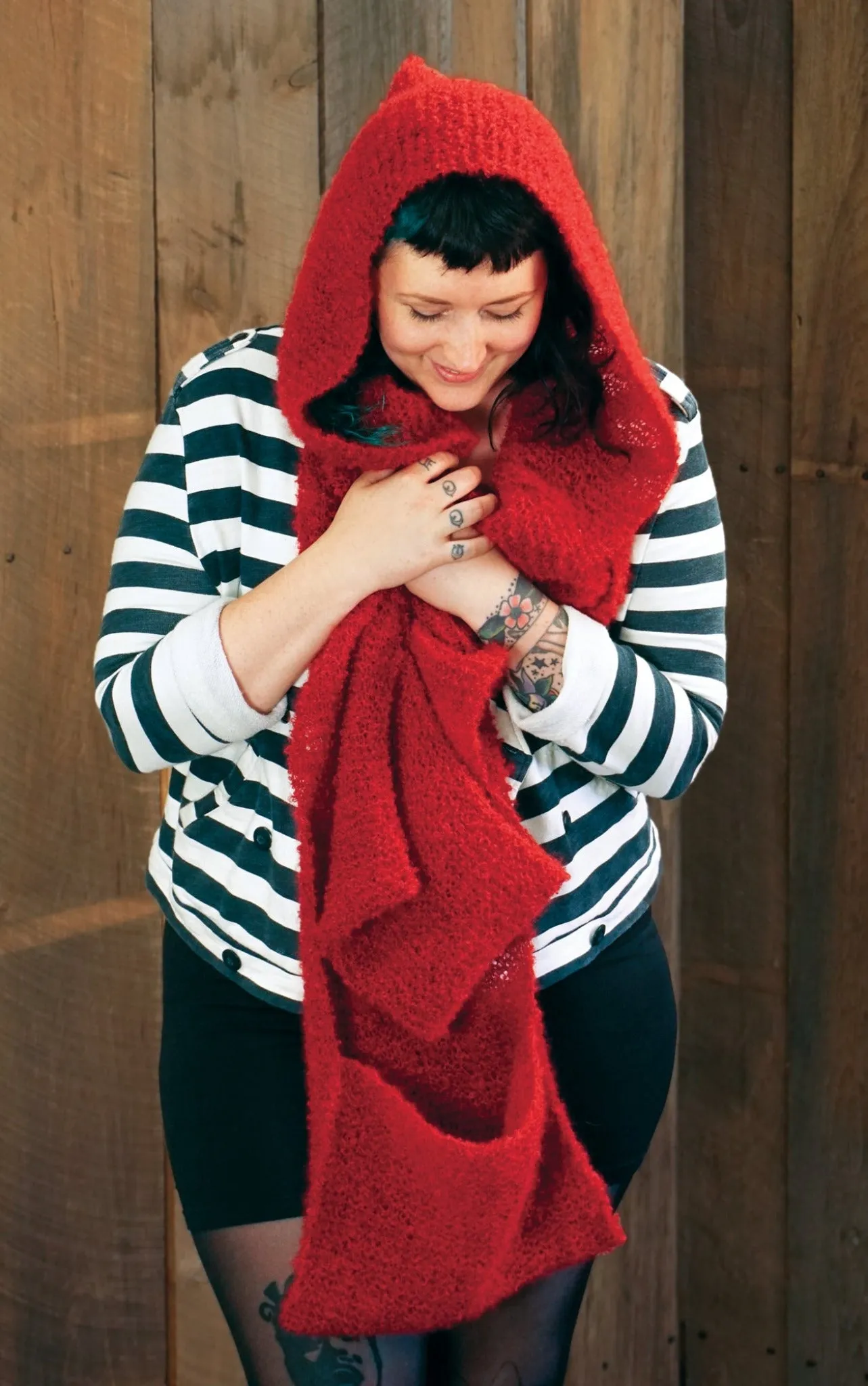 Gimme Shelter, Hooded Scarf with Pockets