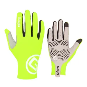 GIYO S-02 Bike Riding Long-finger Gloves, Size:M(Fluorescent Yellow)