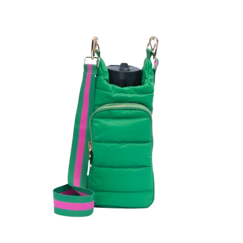 Kelly Green Matte HydroBag® with Pink/Green Strap