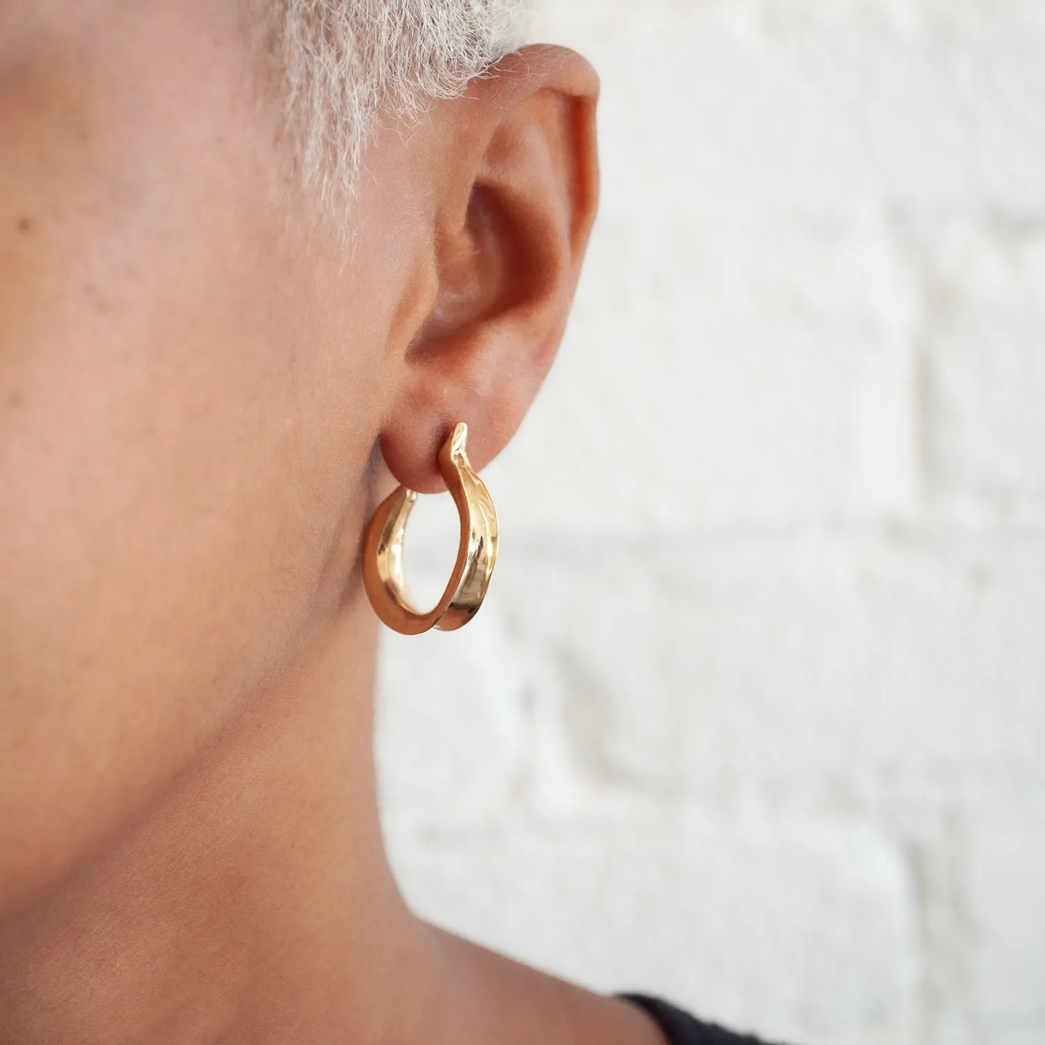 Kiki Mini Bronze Hoops