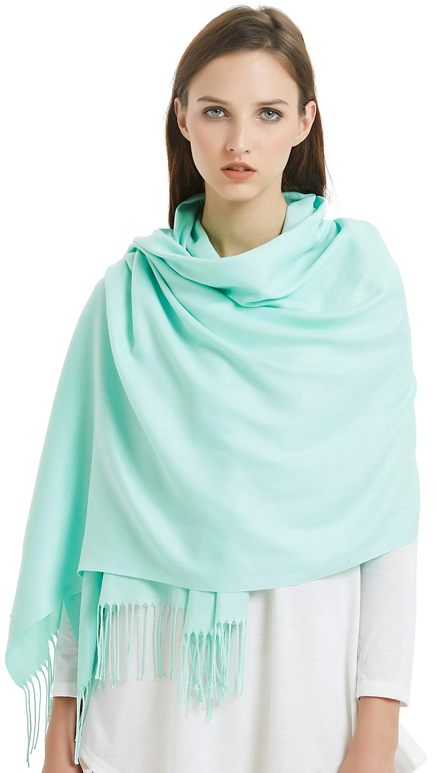 Large Extra Soft Cashmere Blend Women Pashmina Shawl Wrap Stole Scarf