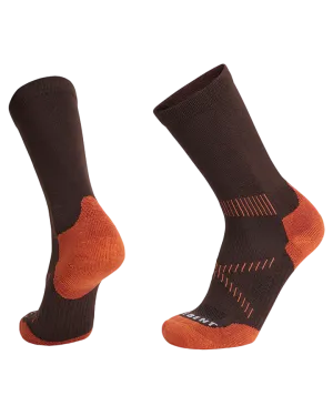 Le Bent Light Cushion Crew Hike Sock - Chocolate Torte