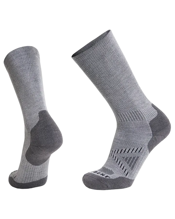 Le Bent Light Cushion Crew Hike Sock - Grey