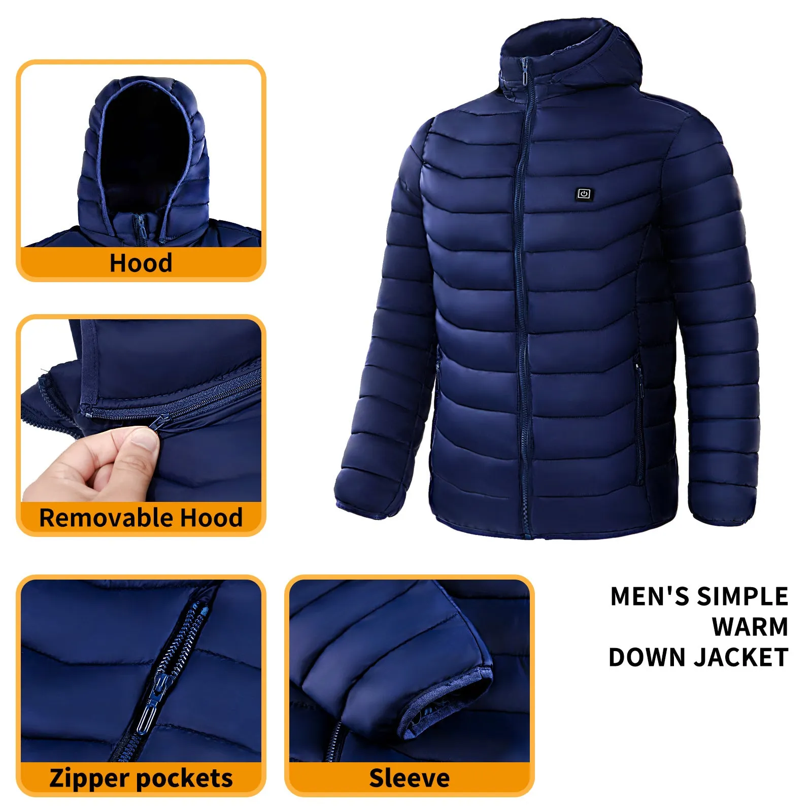 LovelyRLovely Unisex Heated Insulated Puffer Jacket