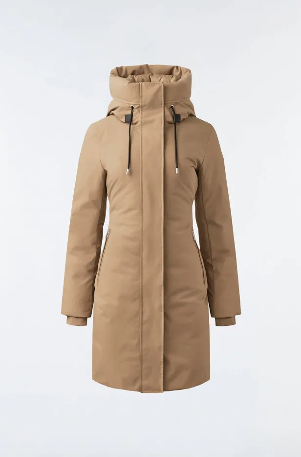 MACKAGE SHILOH-NF - 2-in-1 Fitted Down Coat With Removable Bib