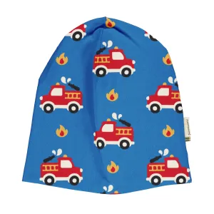 Maxomorra Fire Truck Organic Cotton Hat