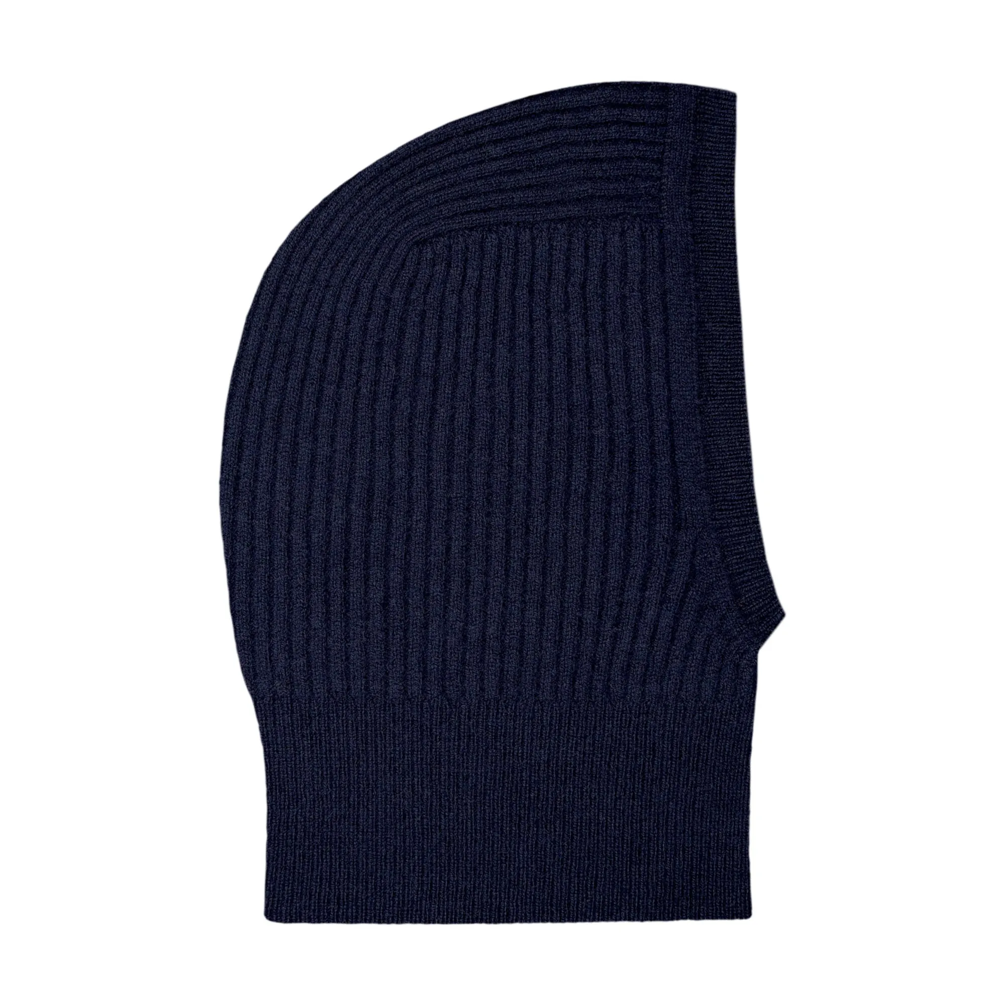 Merino Cashmere Ribbed Open Face Balaclava