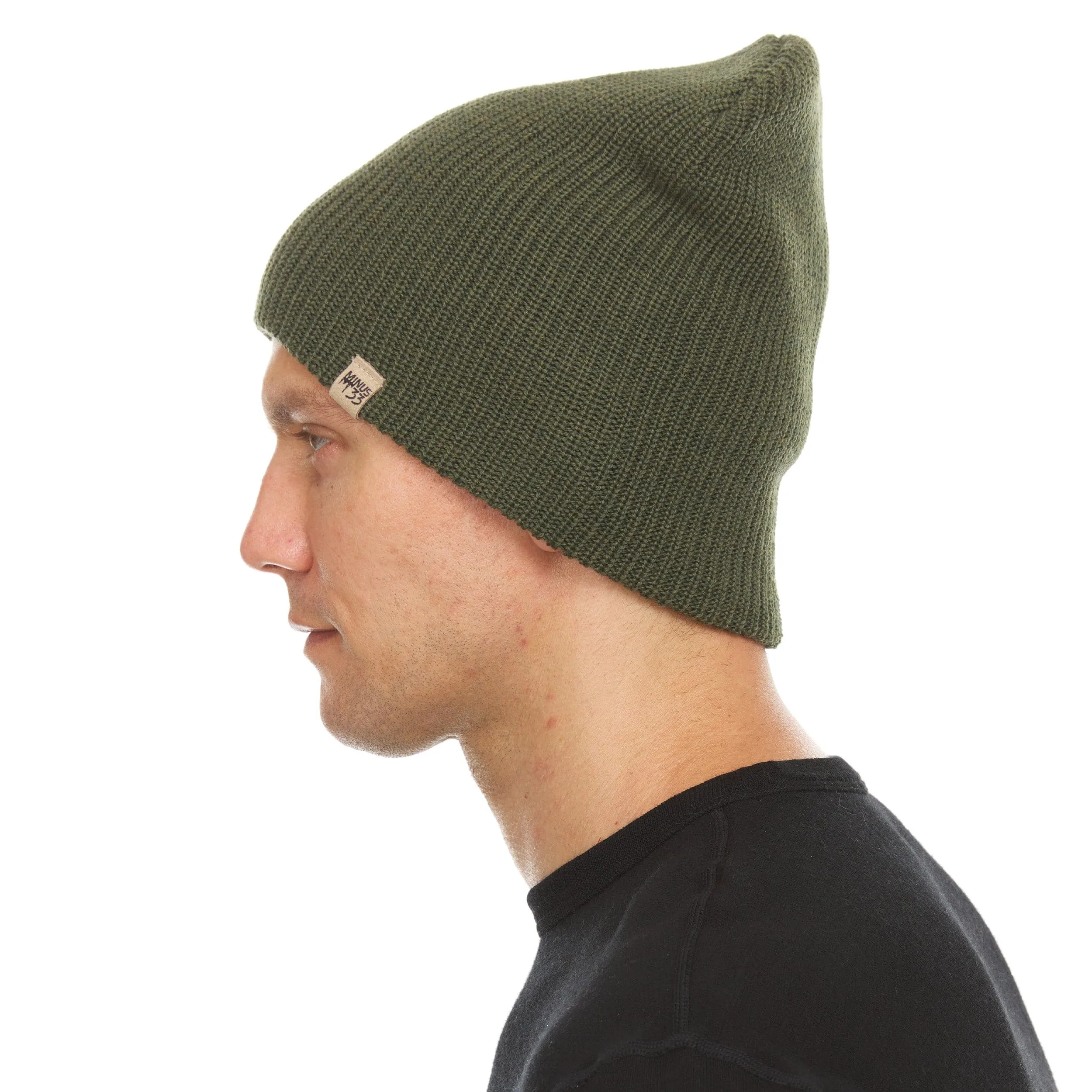 Midweight - Everyday Rib Knit Beanie 100% Merino Wool