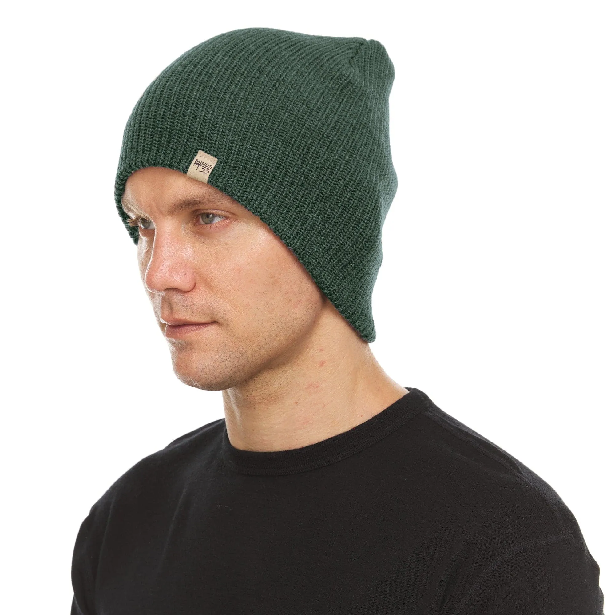 Midweight - Everyday Rib Knit Beanie 100% Merino Wool