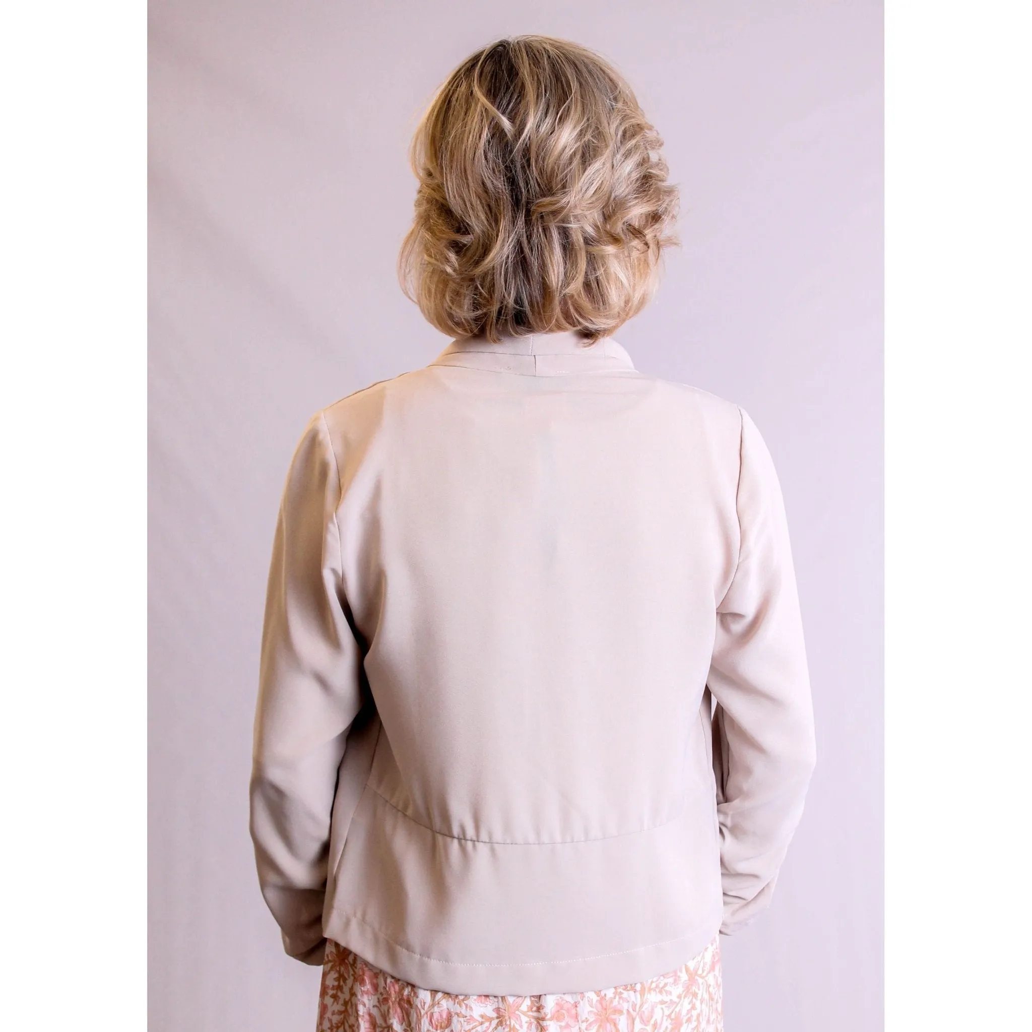 MINE Rouched 3/4 Sleeve Jacket