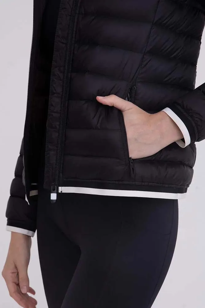 Mono B Padded Puffer Jacket with Hood