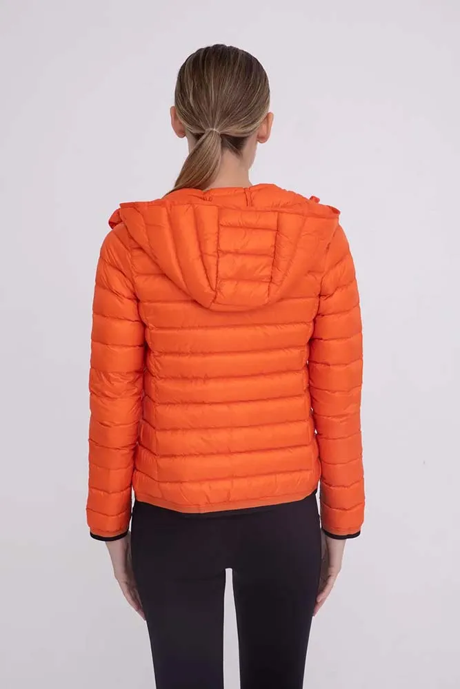 Mono B Padded Puffer Jacket with Hood