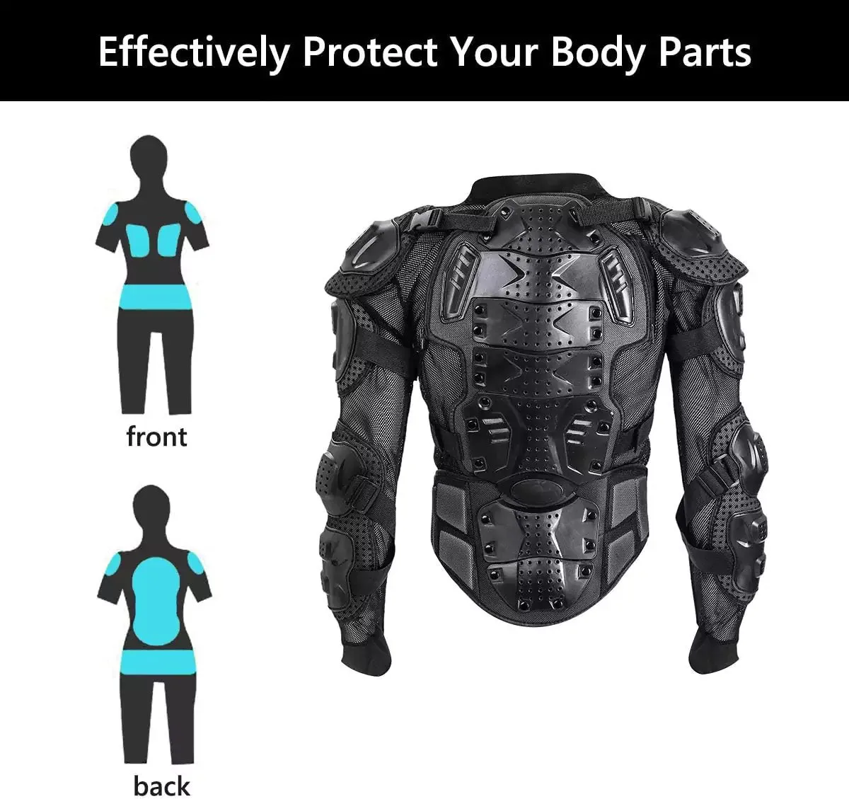 Motorcycle Protective Jacket Full Body Armor Protection