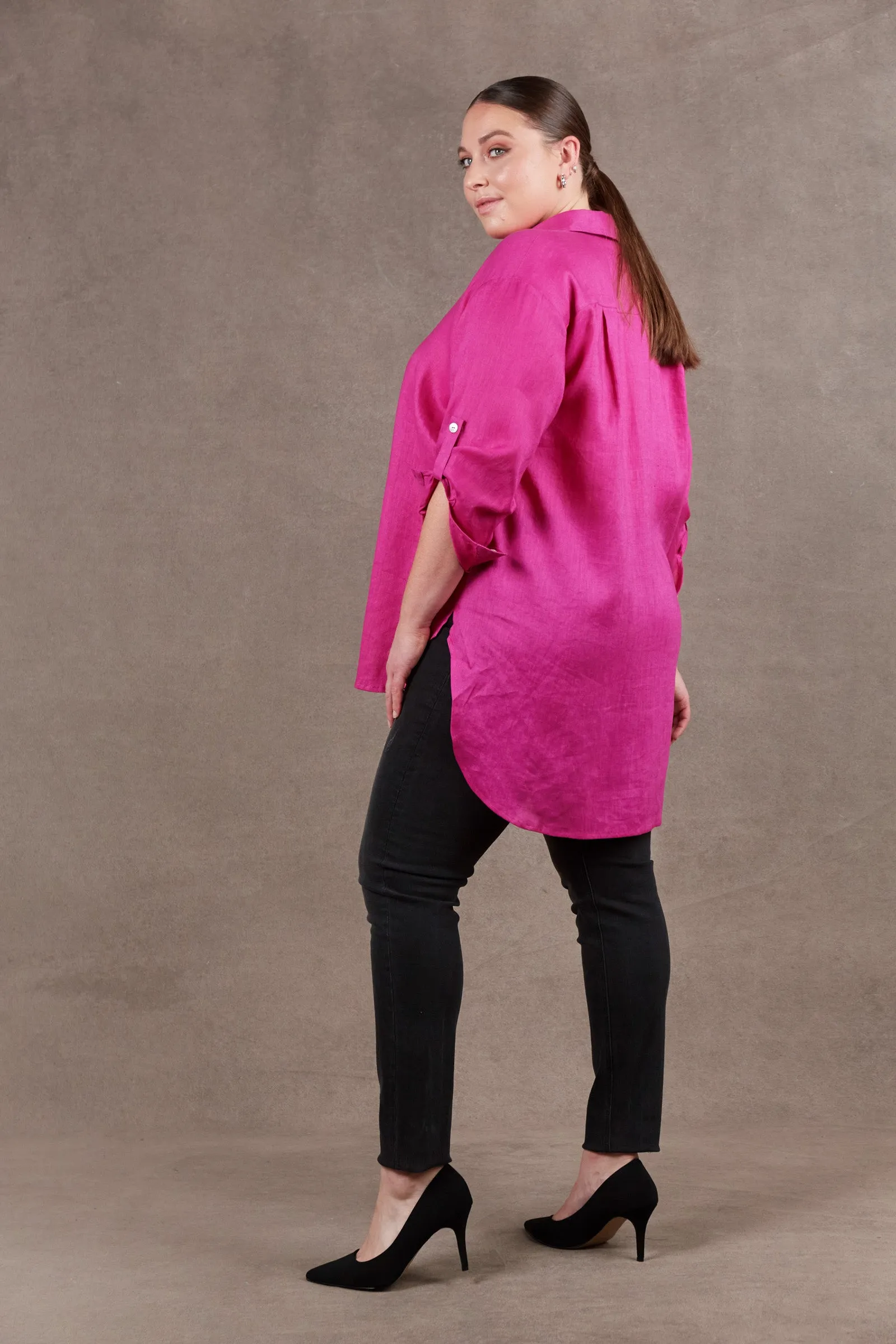 Nama Frill Shirt - Magenta