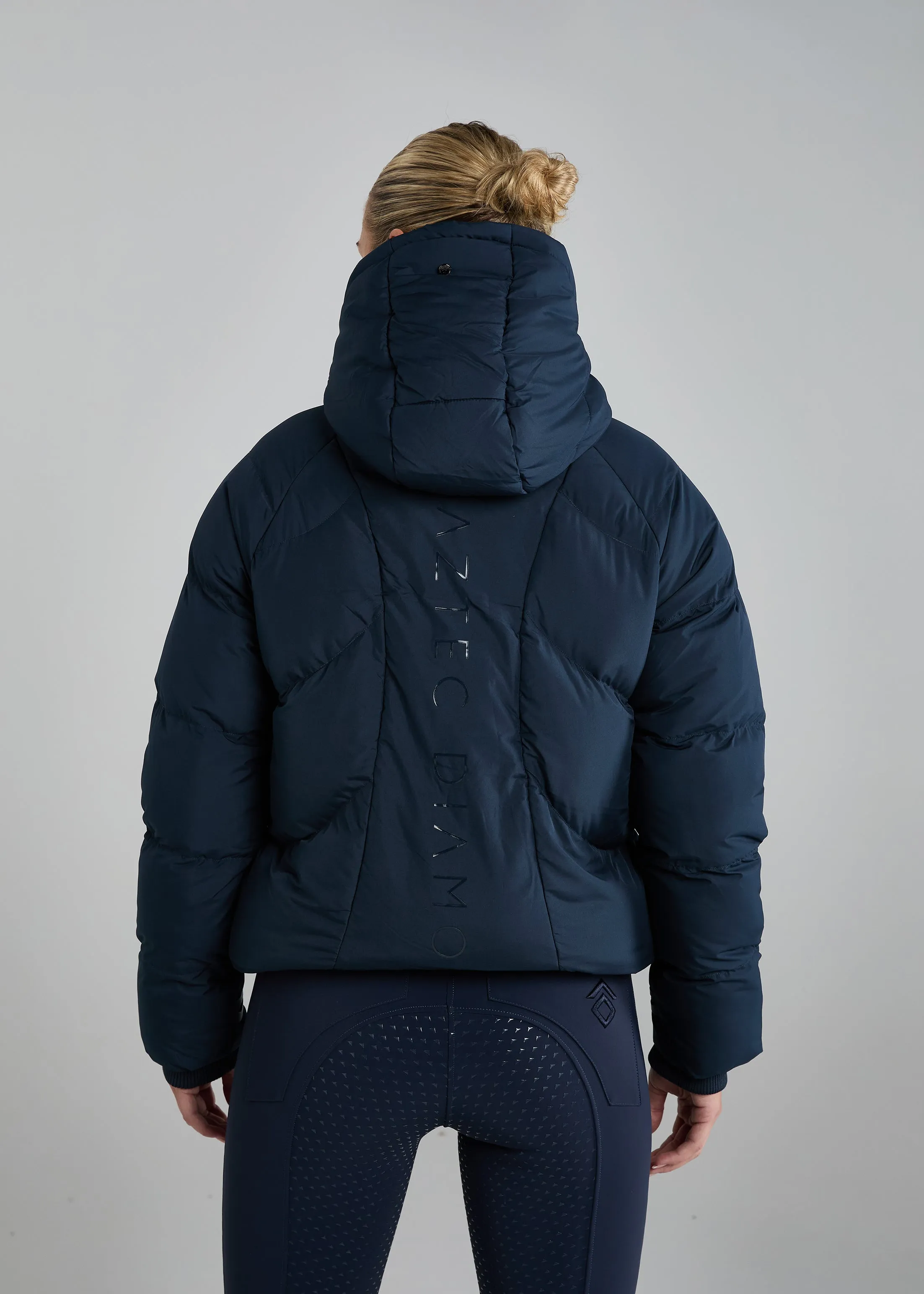 Navy Puffer Coat