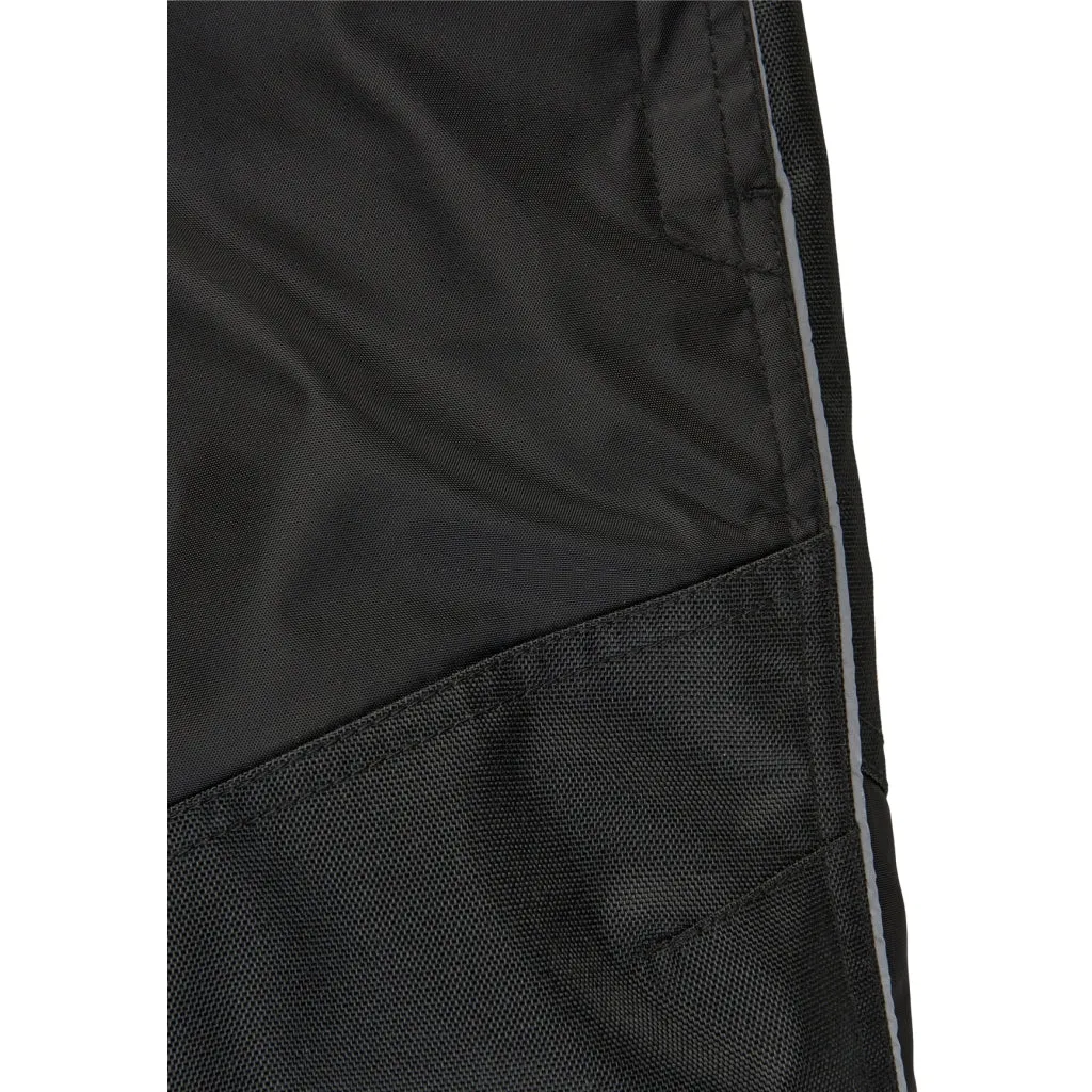 Nylon Ski Bib Pants - Black