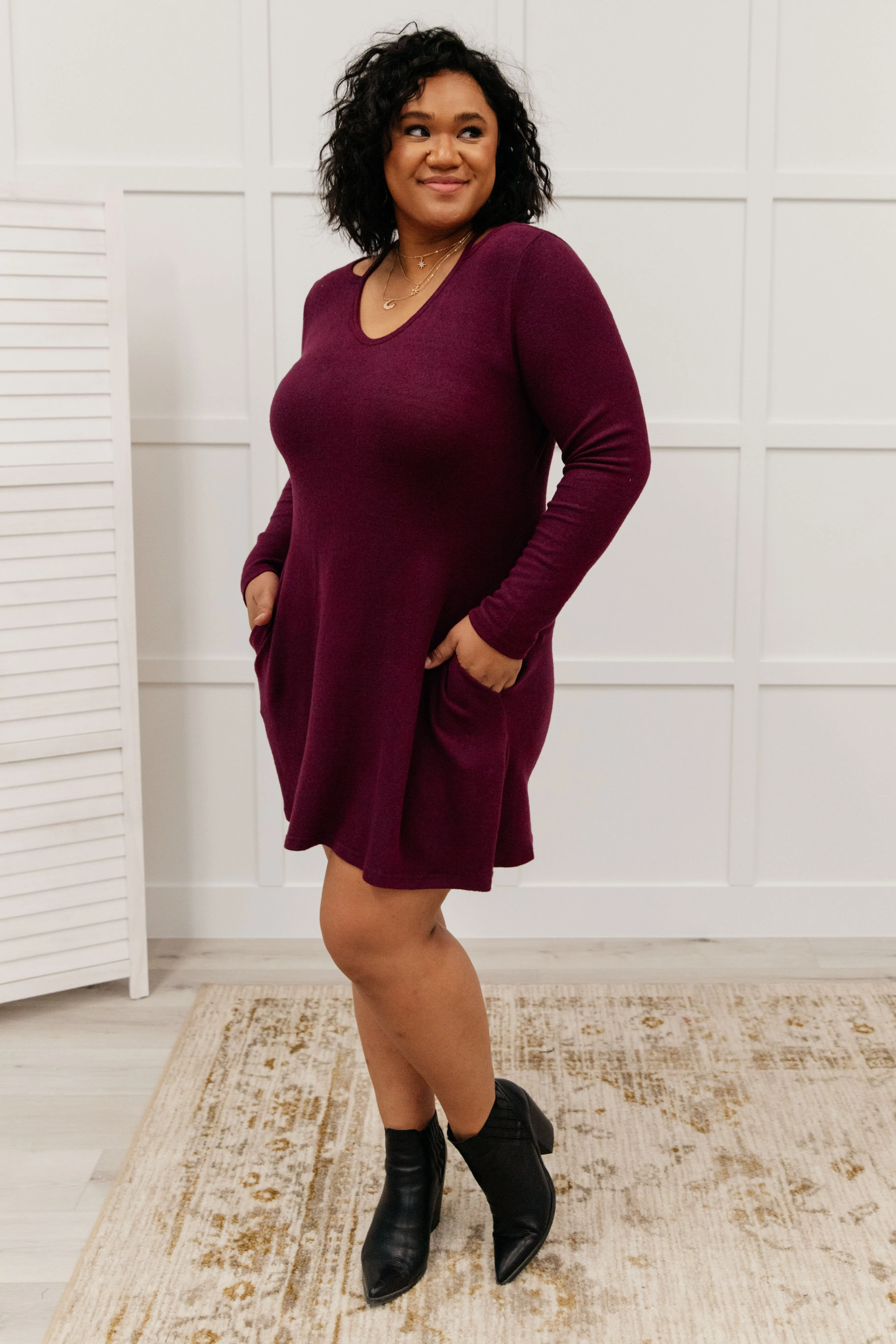 Paloma Tunic In Burgundy