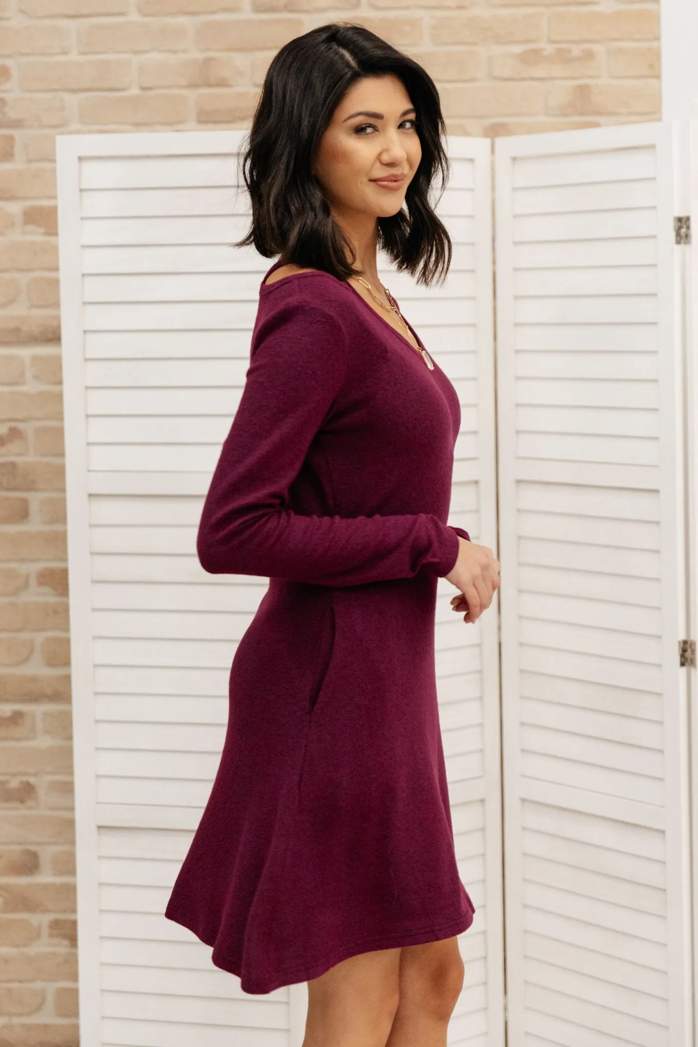 Paloma Tunic In Burgundy