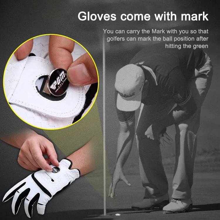 PGM Golf Sheepskin Breathable Non-slip Single Gloves for Men (Color:Right Hand Size:24)