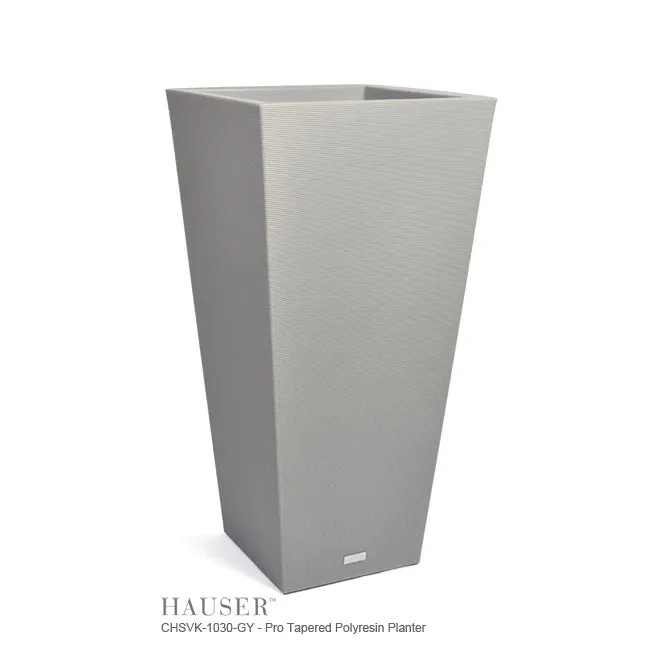 Pro Tapered Pedestal Polyresin Planter