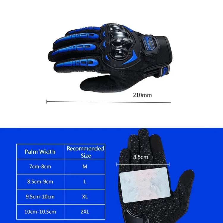 Riding Tribe MCS-17 Motorcycle Gloves Touch Screen Outdoor Riding Gloves, Size: L(Black)