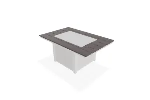 Rustic MGP Top Rectangular Fire Table