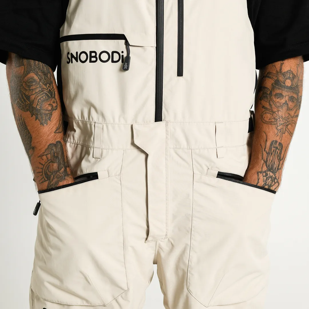 SNOBODI BOMA BIB SNOW PANTS CREAM