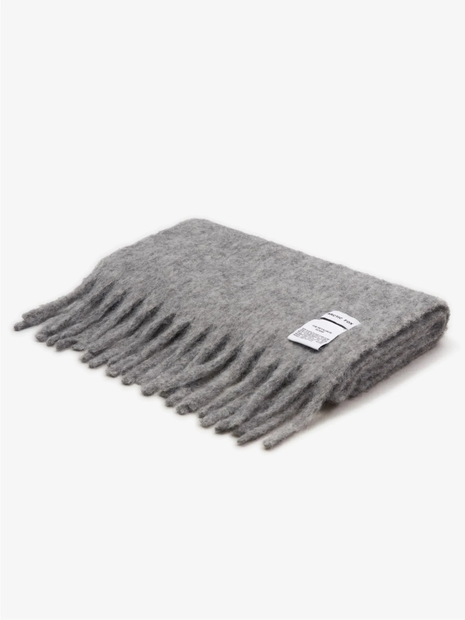 The Reykjavik Scarf Wool Blend (Heather Gray)