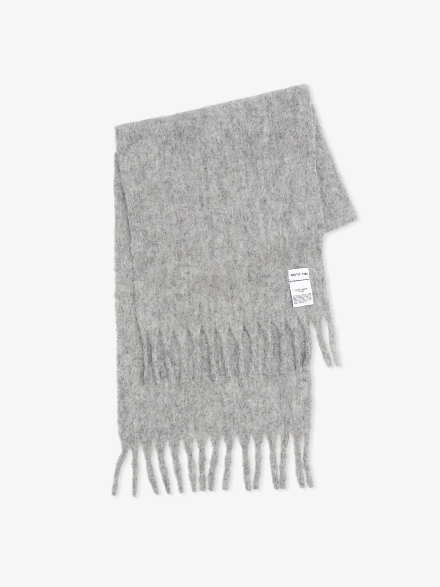 The Reykjavik Scarf Wool Blend (Heather Gray)