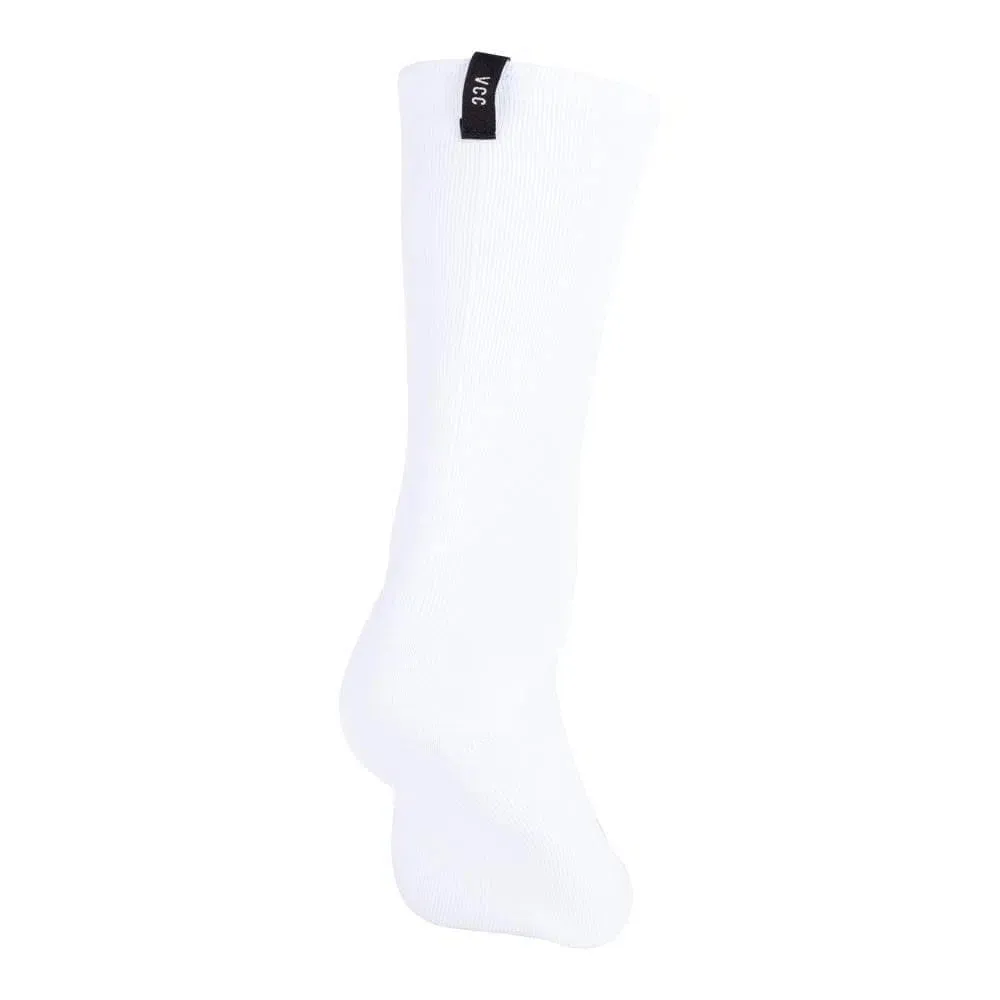 VELODROM VCC Winter Cycling Socks - White